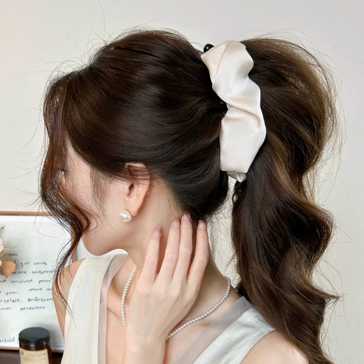 Bow Banana Hair Clip Handmade Accessory