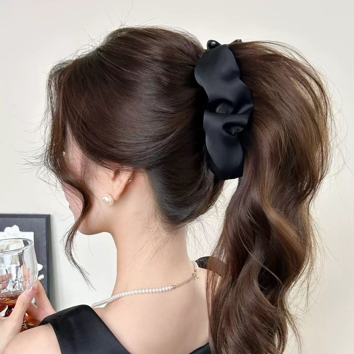 Bow Banana Hair Clip Handmade Accessory