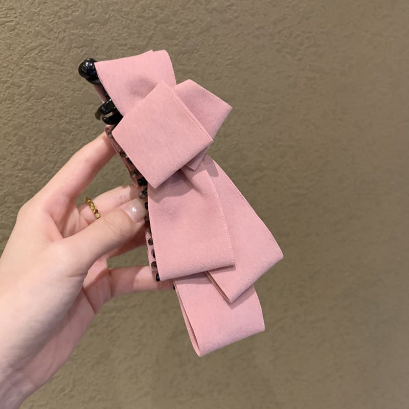 Bow Banana Hair Clip Women's Handmade Accessory