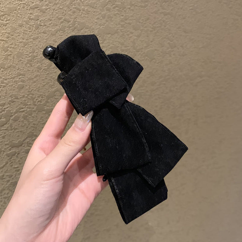 Bow Banana Hair Clip Women's Handmade Accessory