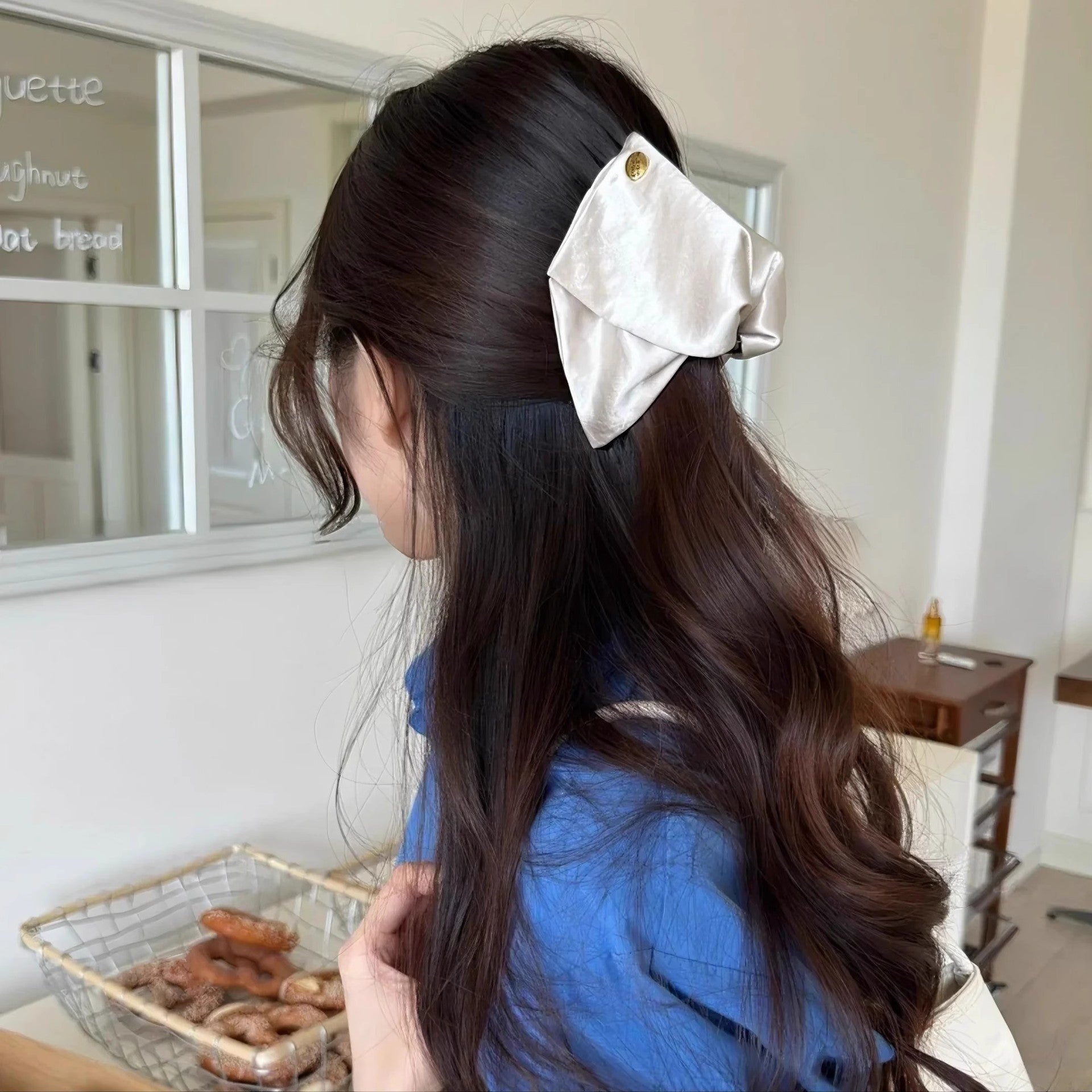 Triangle Fabric Hair Clip Handmade Hair Accessory